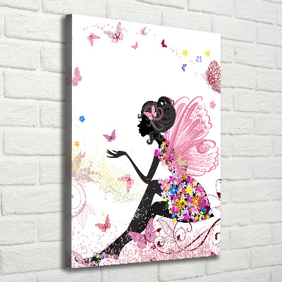 Verticale canvasfoto Goede fee