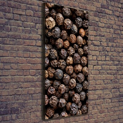 Verticale foto op canvas Peperkorrels