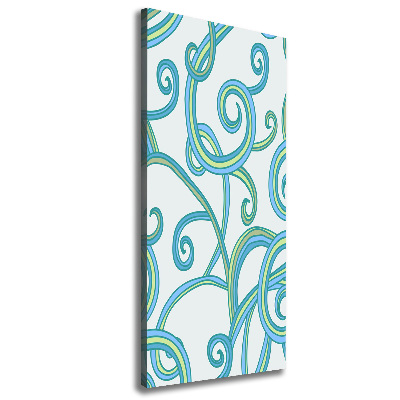 Verticale canvasfoto Abstracte spiralen