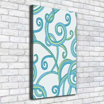 Verticale canvasfoto Abstracte spiralen