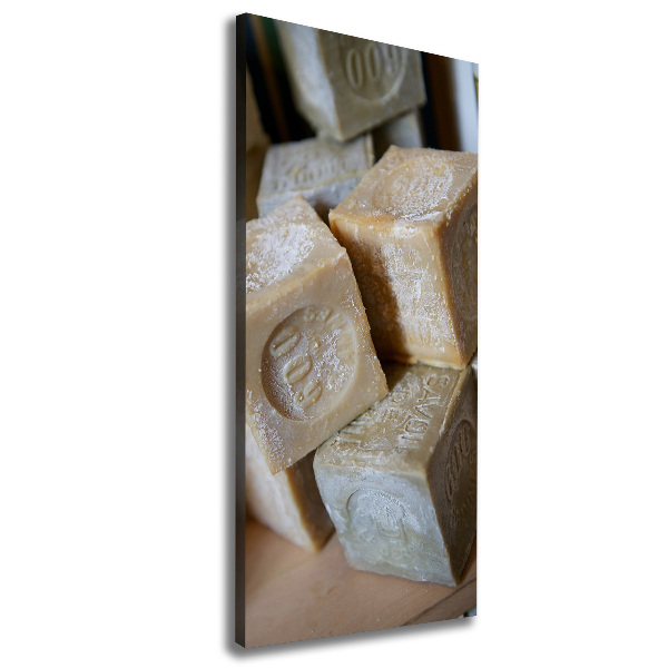 Verticaal schilderij op canvas Zeep