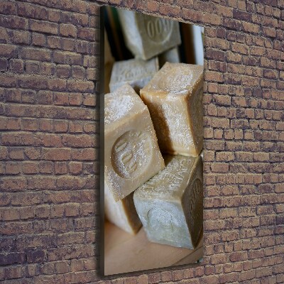 Verticaal schilderij op canvas Zeep