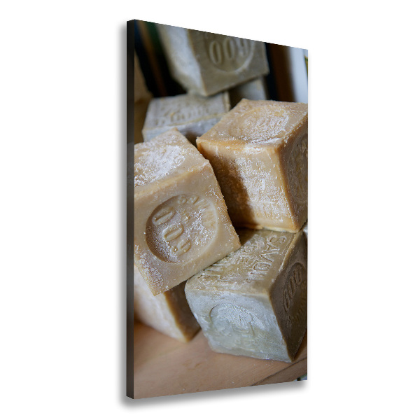 Verticaal schilderij op canvas Zeep