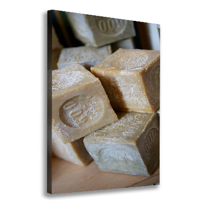 Verticaal schilderij op canvas Zeep