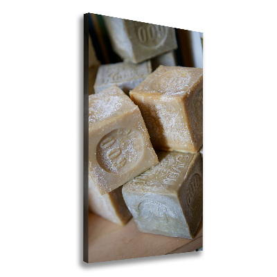 Verticaal schilderij op canvas Zeep