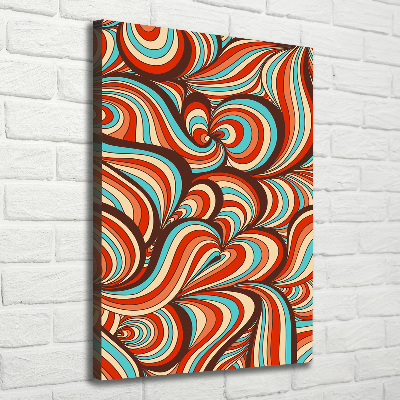 Verticaal canvasschilderij Wervelend patroon
