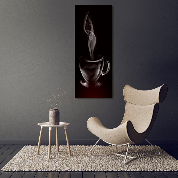 Verticaal canvasschilderij Aromatische koffie