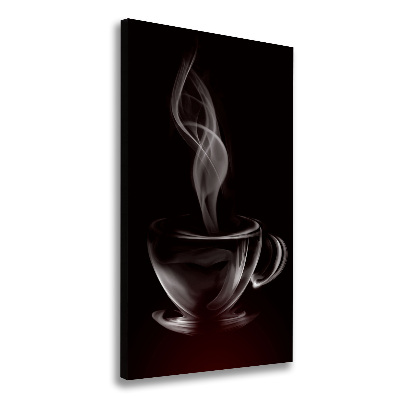 Verticaal canvasschilderij Aromatische koffie