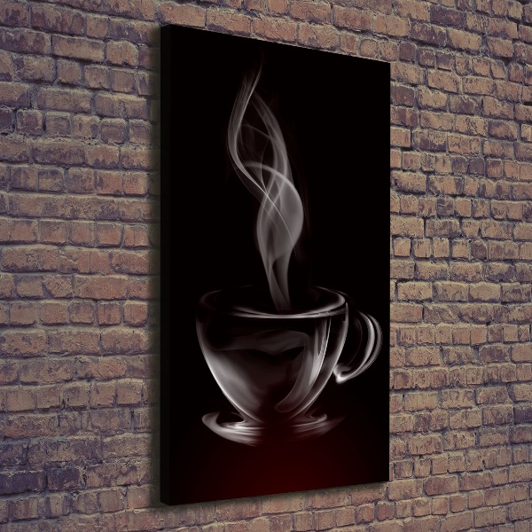 Verticaal canvasschilderij Aromatische koffie