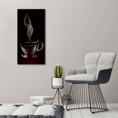 Verticaal canvasschilderij Aromatische koffie