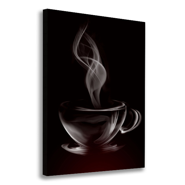 Verticaal canvasschilderij Aromatische koffie