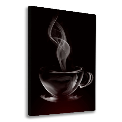 Verticaal canvasschilderij Aromatische koffie