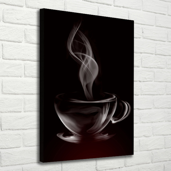 Verticaal canvasschilderij Aromatische koffie