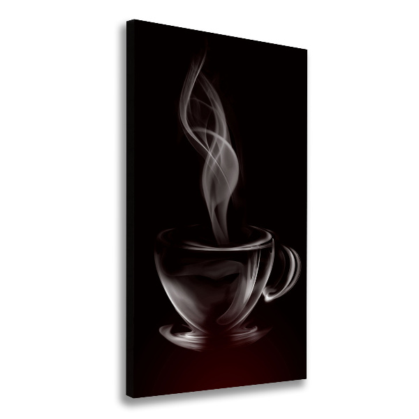 Verticaal canvasschilderij Aromatische koffie