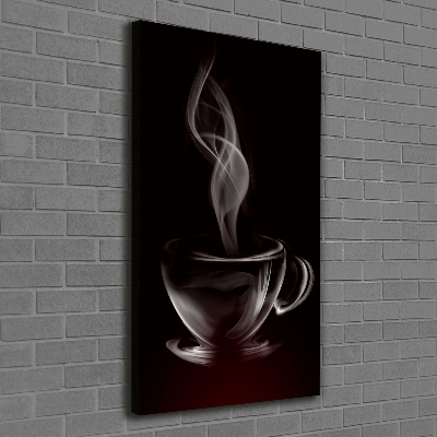 Verticaal canvasschilderij Aromatische koffie