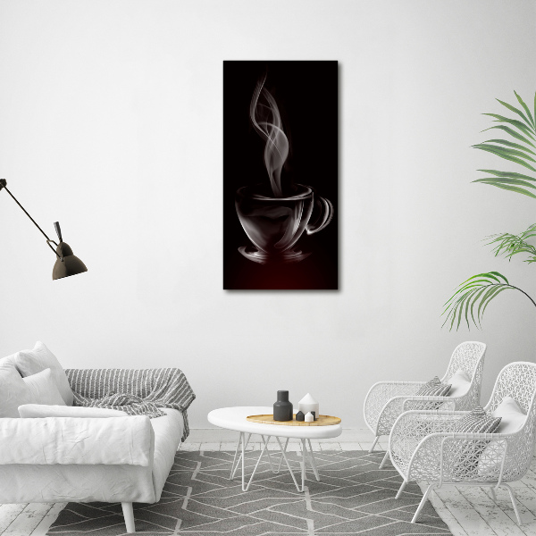 Verticaal canvasschilderij Aromatische koffie