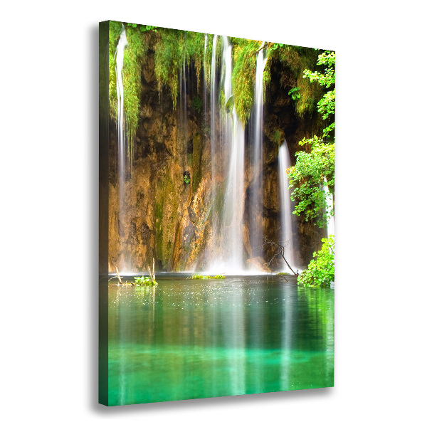Verticaal canvasschilderij Plitvice-meren