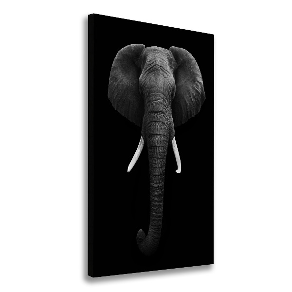 Verticaal schilderij op canvas Afrikaanse olifant