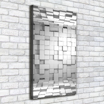 Verticaal canvasschilderij Kubussen