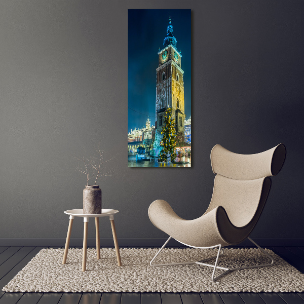 Verticaal schilderij op canvas Krakau, Polen