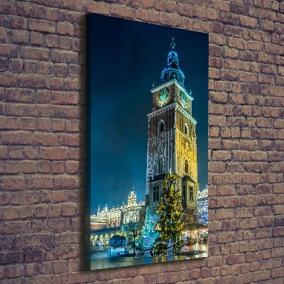 Verticaal schilderij op canvas Krakau, Polen