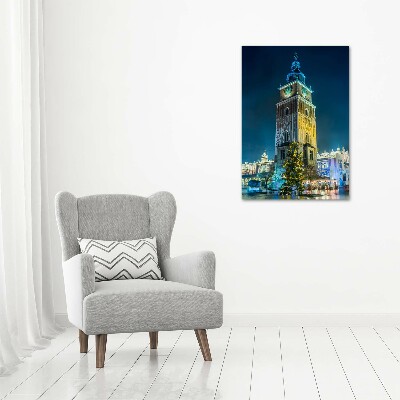 Verticaal schilderij op canvas Krakau, Polen