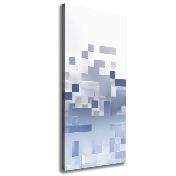 Verticale canvasfoto Kubusabstractie