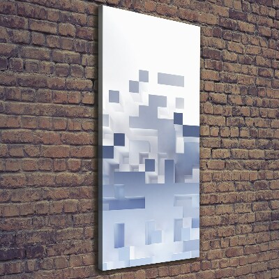 Verticale canvasfoto Kubusabstractie