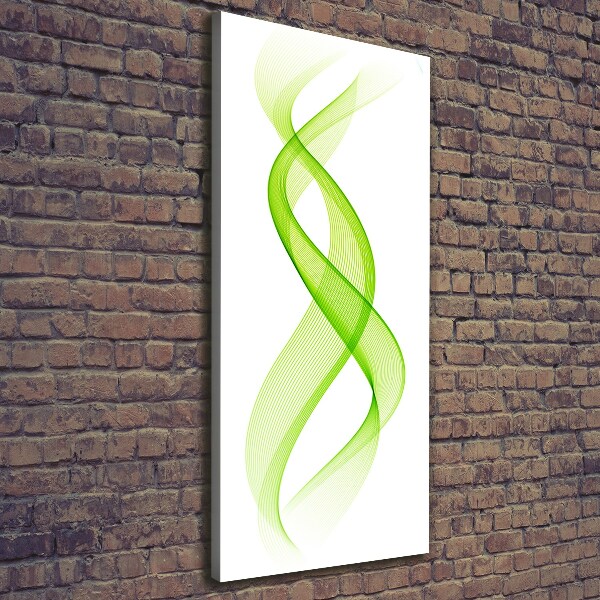 Verticaal schilderij op canvas Kleurrijke golven