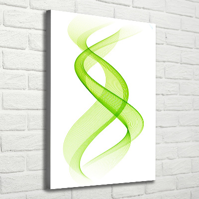 Verticaal schilderij op canvas Kleurrijke golven