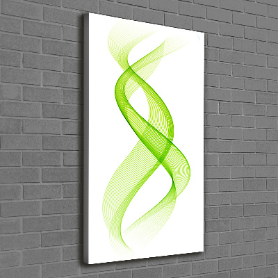 Verticaal schilderij op canvas Kleurrijke golven