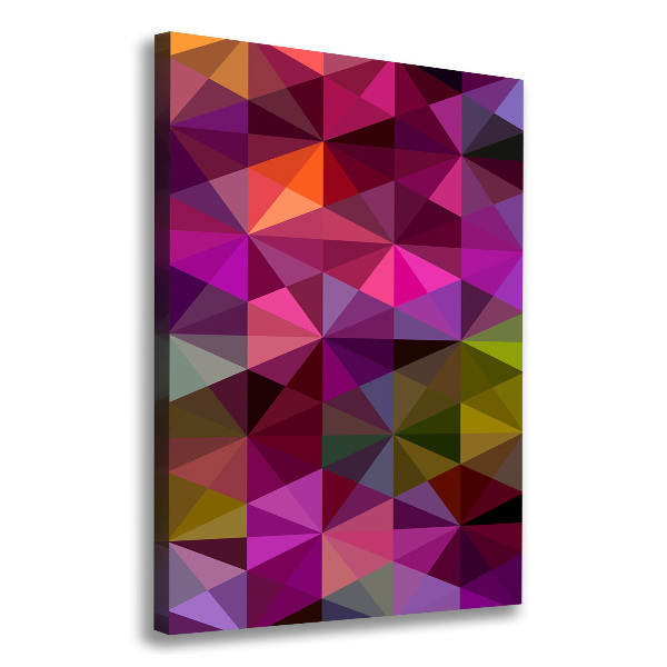 Verticaal canvasschilderij Abstracte golven