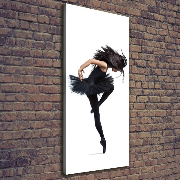 Verticaal canvasschilderij Ballerina