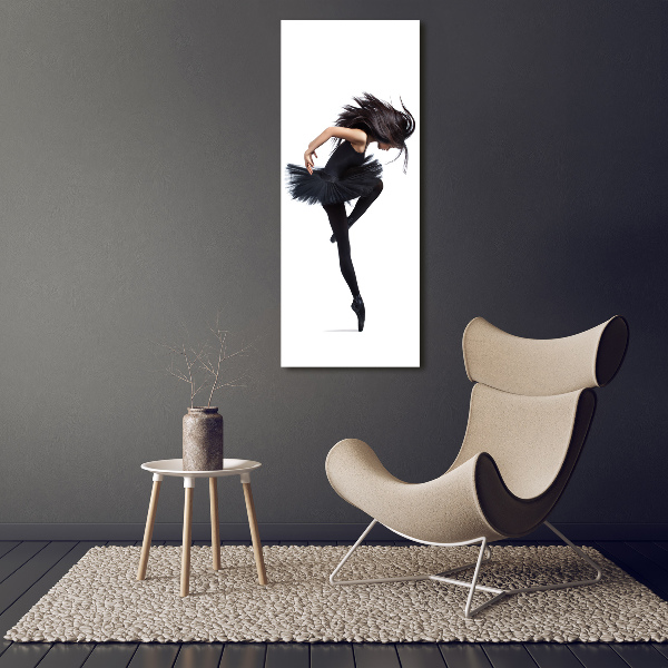 Verticaal canvasschilderij Ballerina