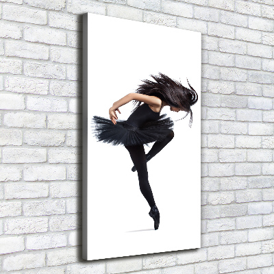 Verticaal canvasschilderij Ballerina