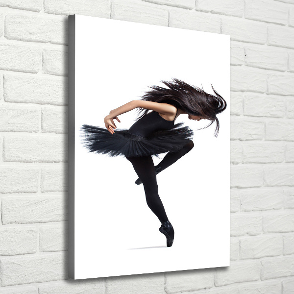 Verticaal canvasschilderij Ballerina