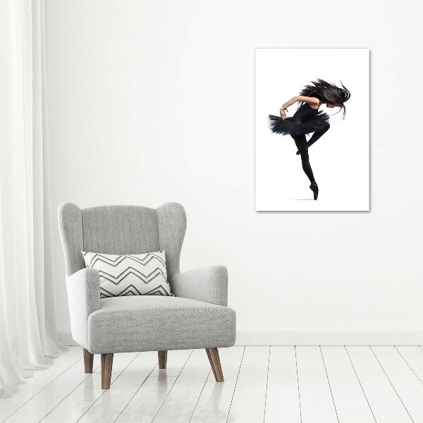 Verticaal canvasschilderij Ballerina