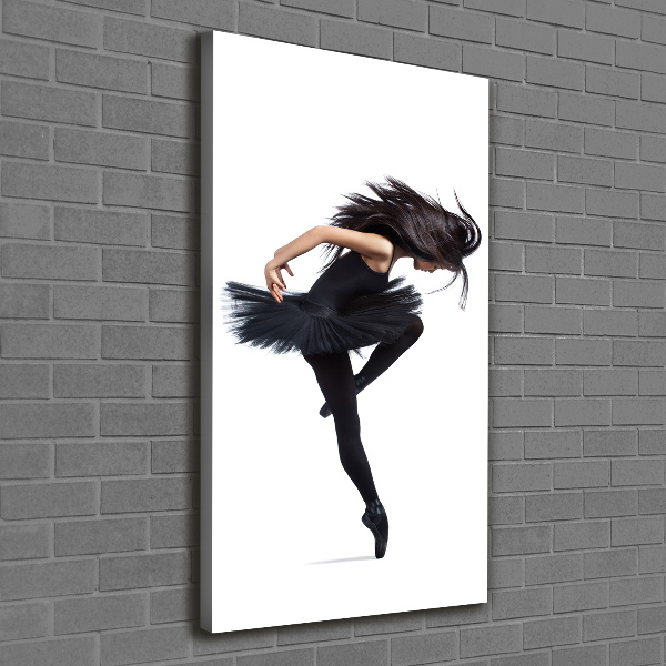 Verticaal canvasschilderij Ballerina