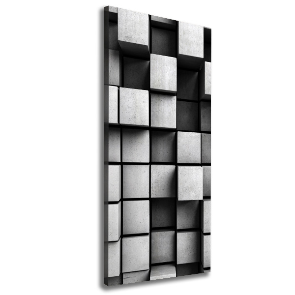 Verticaal schilderij op canvas Abstractie