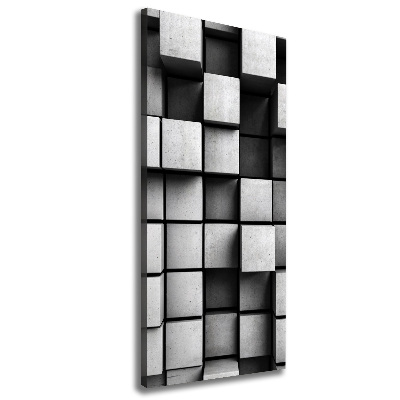 Verticaal schilderij op canvas Abstractie