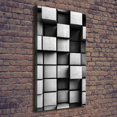 Verticaal schilderij op canvas Abstractie