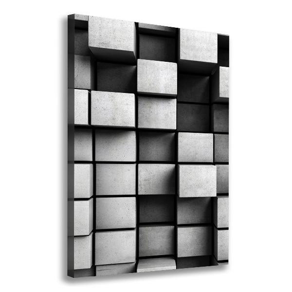 Verticaal schilderij op canvas Abstractie