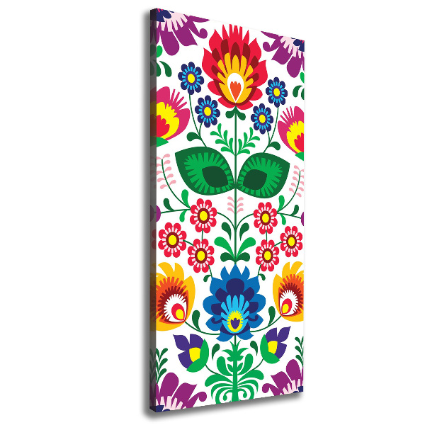 Verticaal canvasschilderij Etnisch patroon