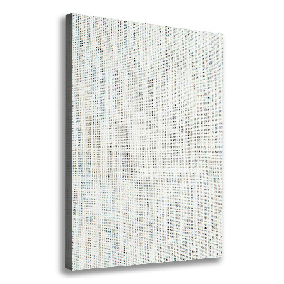 Verticale canvasfoto Wit linnen canvas