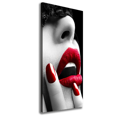 Verticale canvasfoto Kanten masker