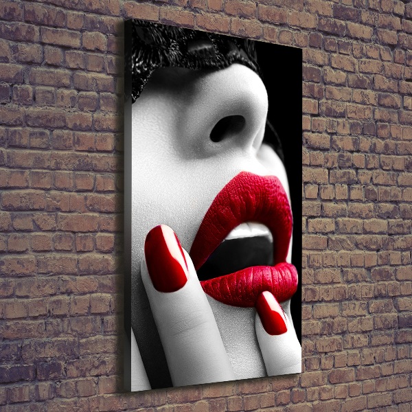 Verticale canvasfoto Kanten masker