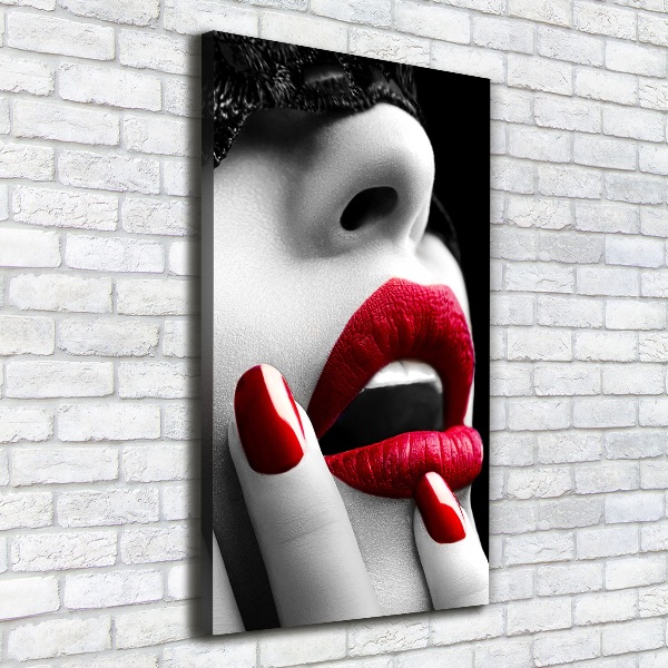 Verticale canvasfoto Kanten masker