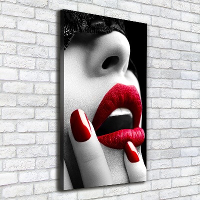 Verticale canvasfoto Kanten masker