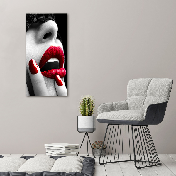 Verticale canvasfoto Kanten masker