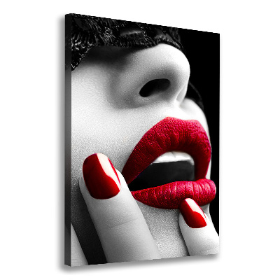 Verticale canvasfoto Kanten masker